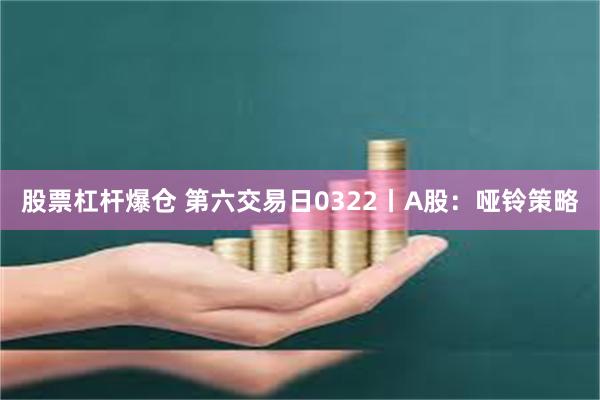股票杠杆爆仓 第六交易日0322丨A股：哑铃策略