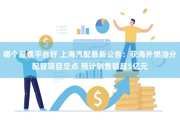 哪个股票平台好 上海汽配最新公告：获海外燃油分配管项目定点 预计销售额超5亿元