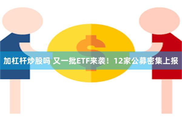 加杠杆炒股吗 又一批ETF来袭！12家公募密集上报